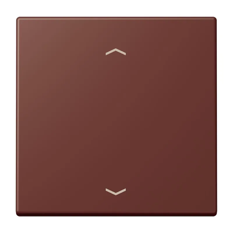 Jung Wippe 1fach, mit Pfeilsymbolen, Serie LS, terre sienne br?lée 31 LC990P235