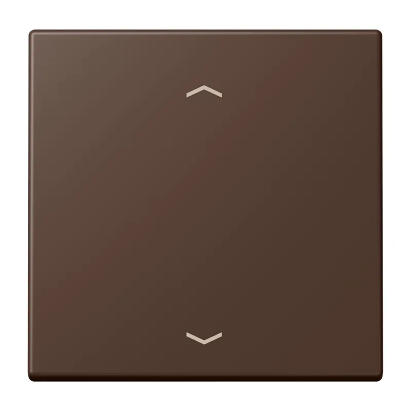 Jung Wippe 1fach, mit Pfeilsymbolen, Serie LS, terre d'ombre br?lée 31 LC990P239