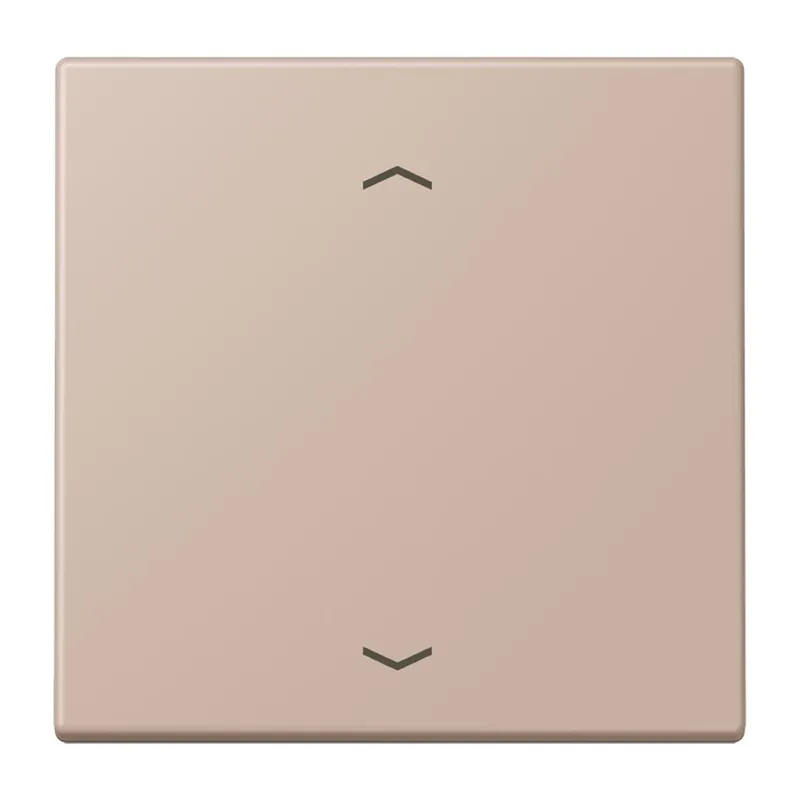 Jung Wippe 1fach, mit Pfeilsymbolen, Serie LS, ombre br?lée claire LC990P240