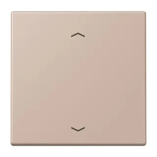 Jung Wippe 1fach, mit Pfeilsymbolen, Serie LS, ombre br?lée claire LC990P240