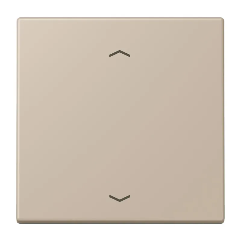 Jung Wippe 1fach, mit Pfeilsymbolen, Serie LS, ombre naturelle claire LC990P243