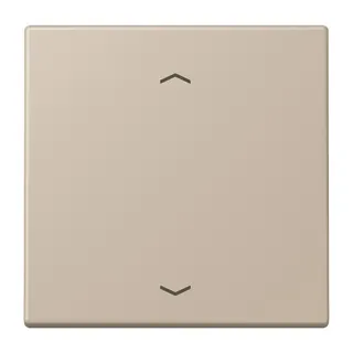 Jung Wippe 1fach, mit Pfeilsymbolen, Serie LS, ombre naturelle claire LC990P243