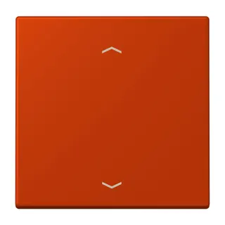 Jung Wippe 1fach, mit Pfeilsymbolen, Serie LS, rouge vermillon 59 LC990P244