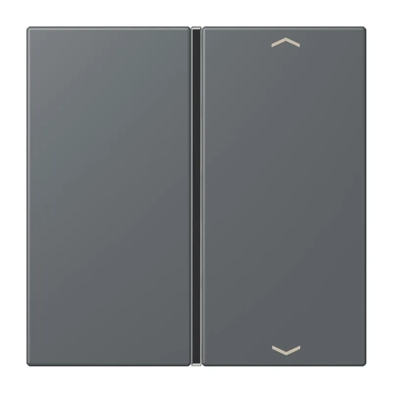 Jung Taste 1fach, mit Pfeilsymbolen, F40, Serie LS, gris foncé 31 LC401TSAP202