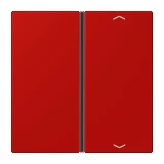 Jung Taste 1fach, mit Pfeilsymbolen, F40, Serie LS, rouge vermillon 31 LC401TSAP227