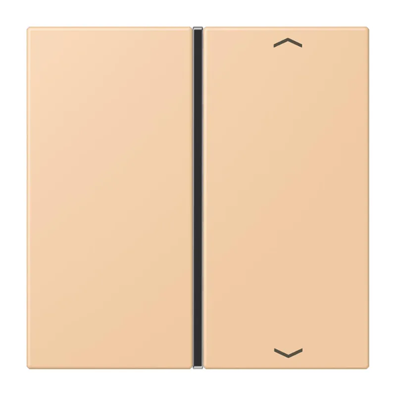Jung Taste 1fach, mit Pfeilsymbolen, F40, Serie LS, terre sienne claire 31 LC401TSAP237