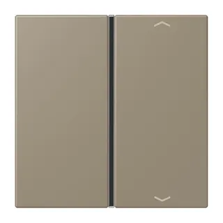 Jung Taste 1fach, mit Pfeilsymbolen, F40, Serie LS, ombre naturelle moyenne LC401TSAP242