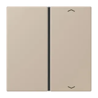 Jung Taste 1fach, mit Pfeilsymbolen, F40, Serie LS, ombre naturelle claire LC401TSAP243