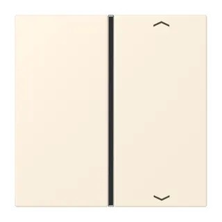 Jung Taste 1fach, mit Pfeilsymbolen, F40, Serie LS, blanc ivoire LC401TSAP245
