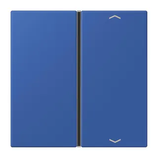 Jung Taste 1fach, mit Pfeilsymbolen, F40, Serie LS, bleu outremer 59 LC401TSAP253