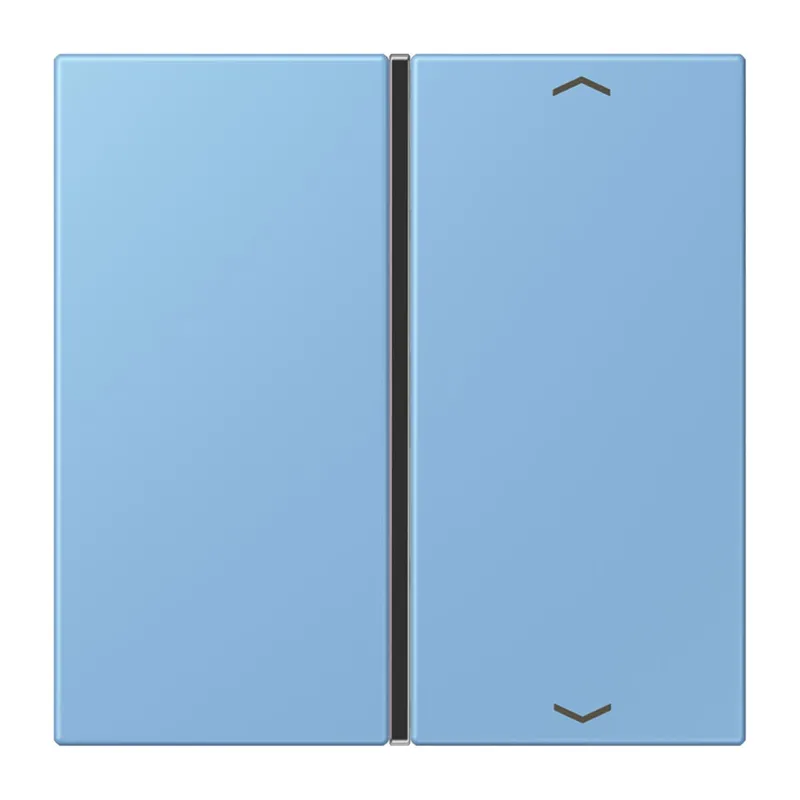 Jung Taste 1fach, mit Pfeilsymbolen, F40, Serie LS, bleu céruléen 59 LC401TSAP256