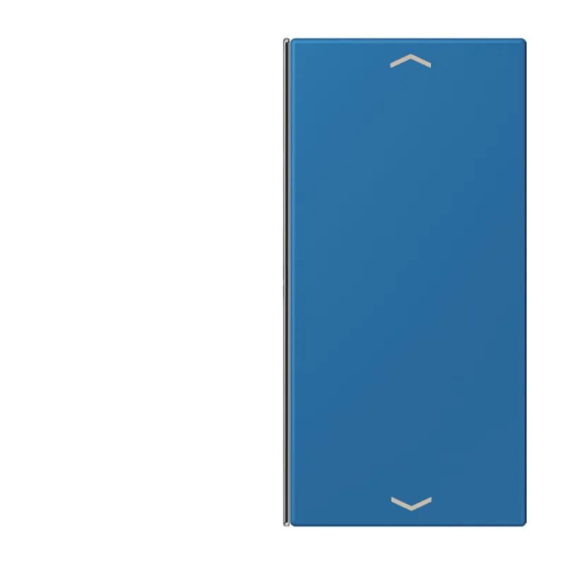 Jung Taste 2fach, mit Pfeilsymbolen, F40, Serie LS, bleu céruléen 31 LC402TSAP211