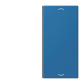 Jung Taste 2fach, mit Pfeilsymbolen, F40, Serie LS, bleu céruléen 31 LC402TSAP211