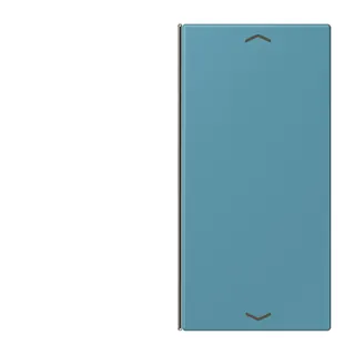 Jung Taste 2fach, mit Pfeilsymbolen, F40, Serie LS, céruléen vif LC402TSAP212