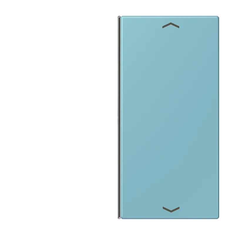 Jung Taste 2fach, mit Pfeilsymbolen, F40, Serie LS, céruléen moyen LC402TSAP213