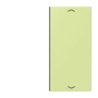 Jung Taste 2fach, mit Pfeilsymbolen, F40, Serie LS, vert jaune clair LC402TSAP222