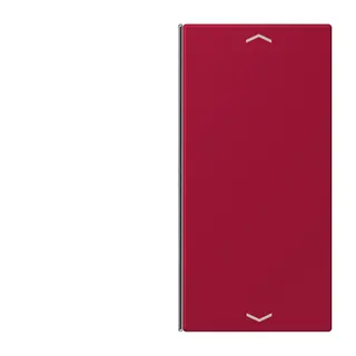 Jung Taste 2fach, mit Pfeilsymbolen, F40, Serie LS, rouge carmin LC402TSAP229