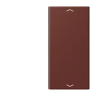 Jung Taste 2fach, mit Pfeilsymbolen, F40, Serie LS, terre sienne br?lée 31 LC402TSAP235