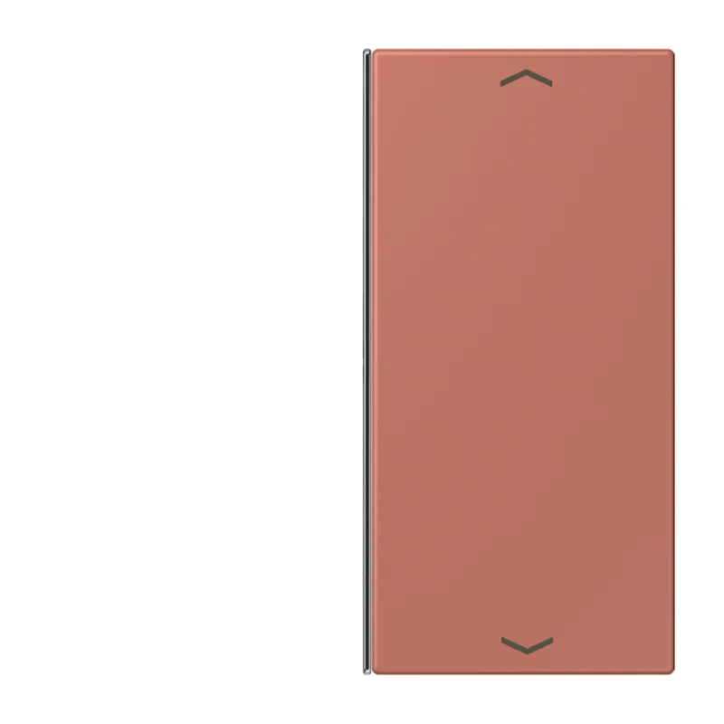 Jung Taste 2fach, mit Pfeilsymbolen, F40, Serie LS, terre sienne brique LC402TSAP236