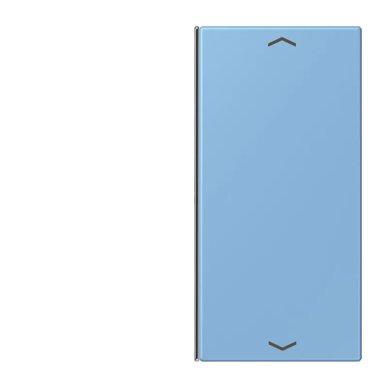 Jung Taste 2fach, mit Pfeilsymbolen, F40, Serie LS, bleu céruléen 59 LC402TSAP256