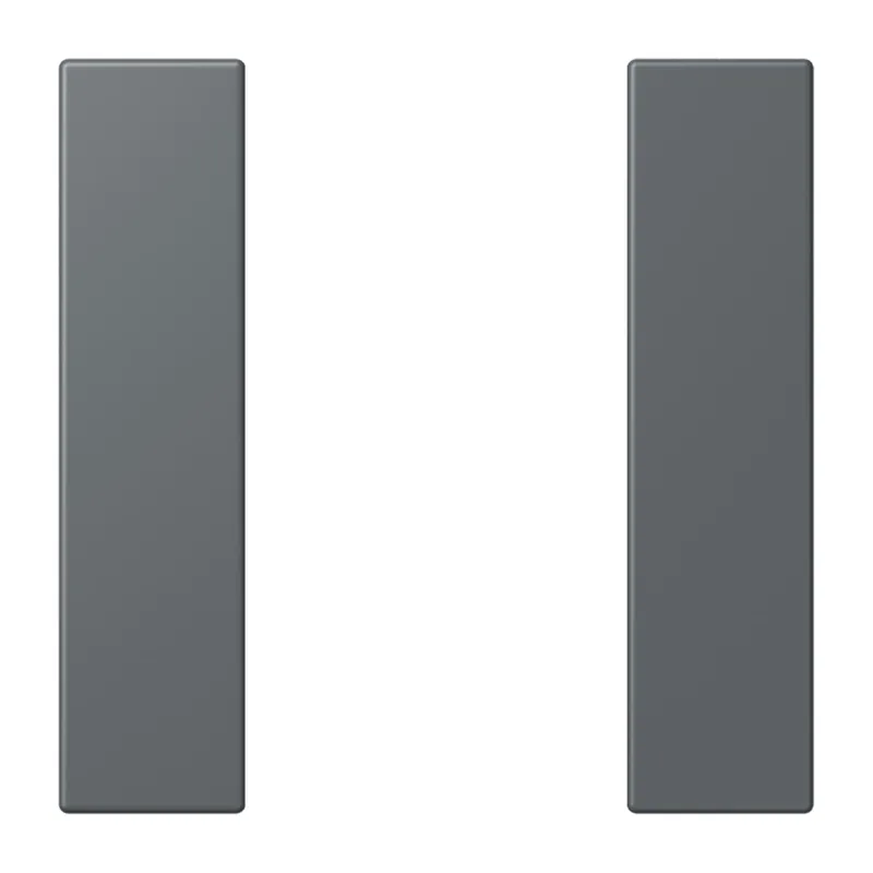Jung Tastensatz 1fach, F50, Serie LS, gris foncé 31 LC501TSA202