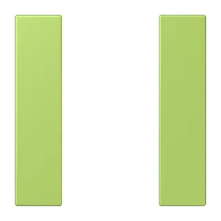 Jung Tastensatz 1fach, F50, Serie LS, vert clair LC501TSA221