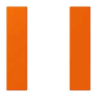 Jung Tastensatz 1fach, F50, Serie LS, orange LC501TSA224