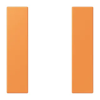 Jung Tastensatz 1fach, F50, Serie LS, orange clair LC501TSA225