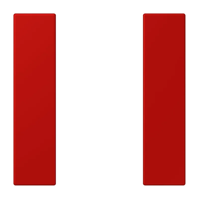 Jung Tastensatz 1fach, F50, Serie LS, rouge vermillon 31 LC501TSA227