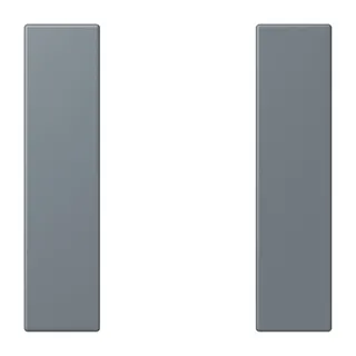 Jung Tastensatz 1fach, F50, Serie LS, gris 59 LC501TSA251