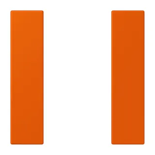 Jung Tastensatz 1fach, F50, Serie LS, orange vif LC501TSA260