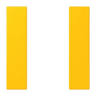 Jung Tastensatz 1fach, F50, Serie LS, le jaune vif LC501TSA263