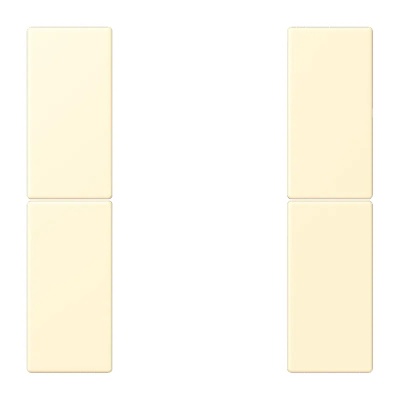 Jung Tastensatz 2fach, F50, Serie LS, blanc LC502TSA201