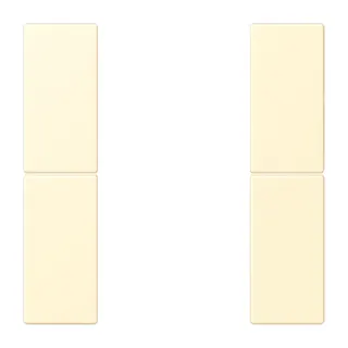 Jung Tastensatz 2fach, F50, Serie LS, blanc LC502TSA201