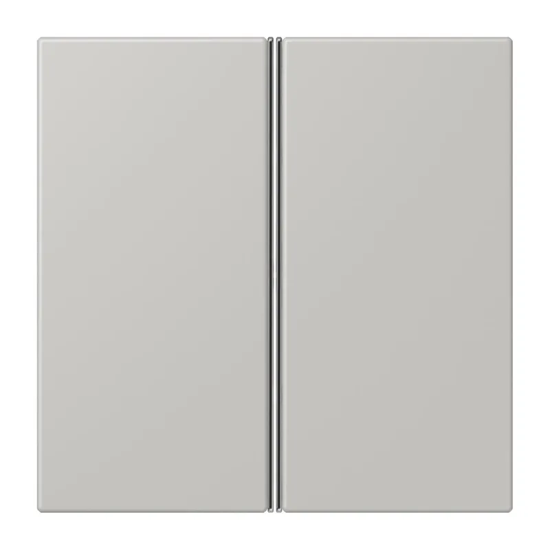 Jung Tastensatz 2fach, F40, Serie LS, gris clair 31 LC402TSA205