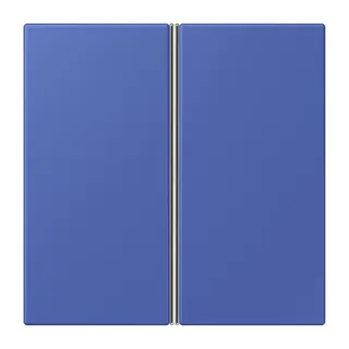 Jung Tastensatz 2fach, F40, Serie LS, bleu outremer 31 LC402TSA206