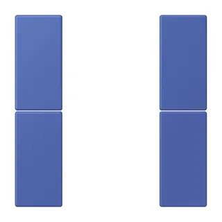 Jung Tastensatz 2fach, F50, Serie LS, bleu outremer 31 LC502TSA206
