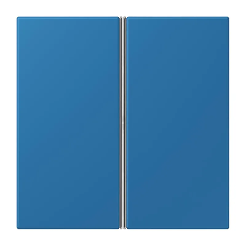 Jung Tastensatz 2fach, F40, Serie LS, bleu céruléen 31 LC402TSA211