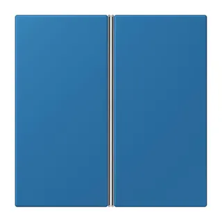 Jung Tastensatz 2fach, F40, Serie LS, bleu céruléen 31 LC402TSA211