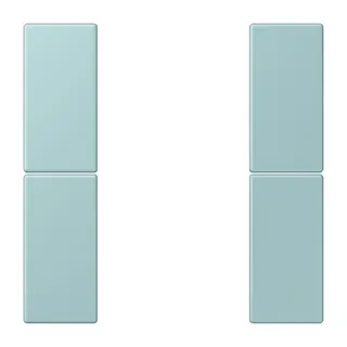 Jung Tastensatz 2fach, F50, Serie LS, céruléen clair LC502TSA214
