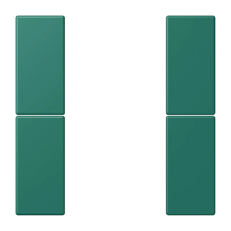 Jung Tastensatz 2fach, F50, Serie LS, vert anglais LC502TSA216