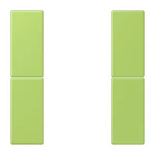Jung Tastensatz 2fach, F50, Serie LS, vert clair LC502TSA221
