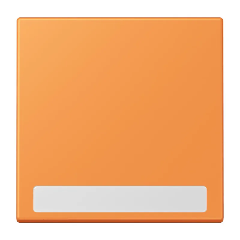 Jung Wippe 1fach, mit Schriftfeld, Serie LS, orange clair LC990NA225