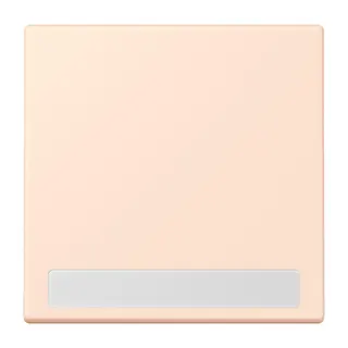Jung Wippe 1fach, mit Schriftfeld, Serie LS, orange pâle LC990NA226