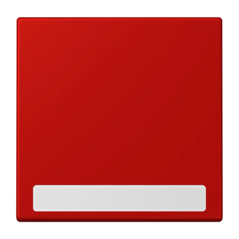 Jung Wippe 1fach, mit Schriftfeld, Serie LS, rouge vermillon 31 LC990NA227