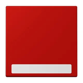 Jung Wippe 1fach, mit Schriftfeld, Serie LS, rouge vermillon 31 LC990NA227