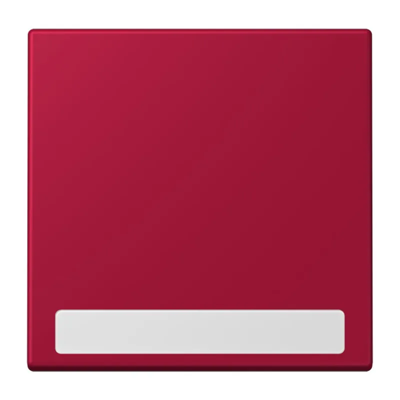 Jung Wippe 1fach, mit Schriftfeld, Serie LS, rouge carmin LC990NA229
