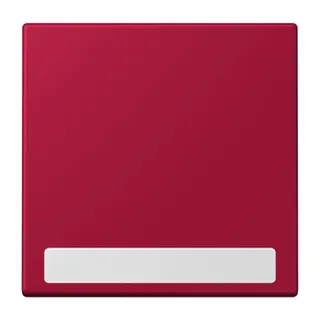 Jung Wippe 1fach, mit Schriftfeld, Serie LS, rouge carmin LC990NA229
