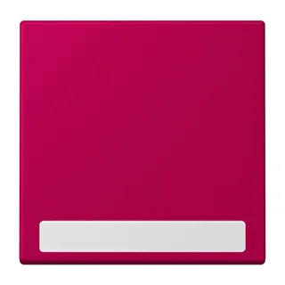 Jung Wippe 1fach, mit Schriftfeld, Serie LS, rouge rubia LC990NA230