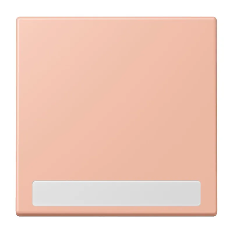 Jung Wippe 1fach, mit Schriftfeld, Serie LS, rose clair LC990NA231